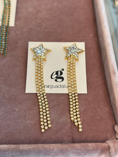 PU Stars Earrings