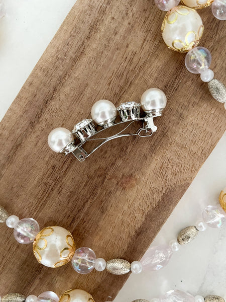 Pearl & Crystals Hairclip